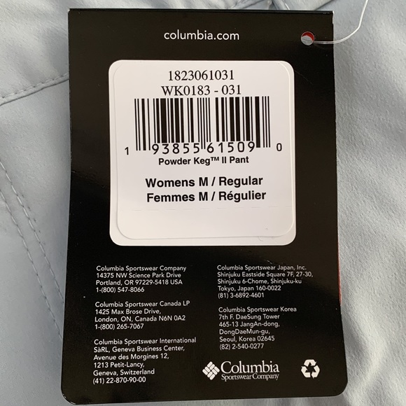 ⛷🔥⛷Columbia Powder Keg II Pants size M in light grey ⛷🔥⛷ - Picture 7 of 11
